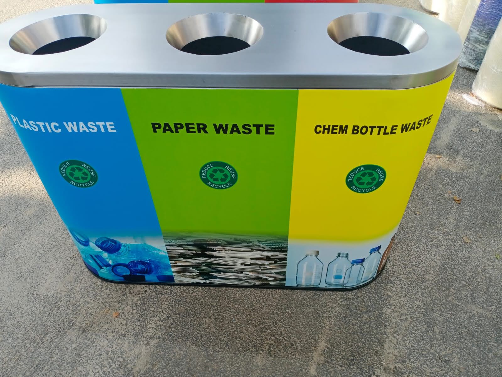 S Steel 3in1 Open Bin