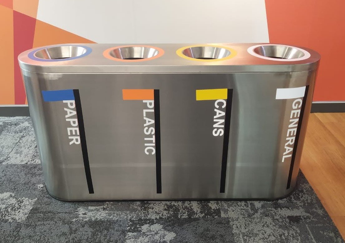 Stainless Steel 4in1 Open Bin