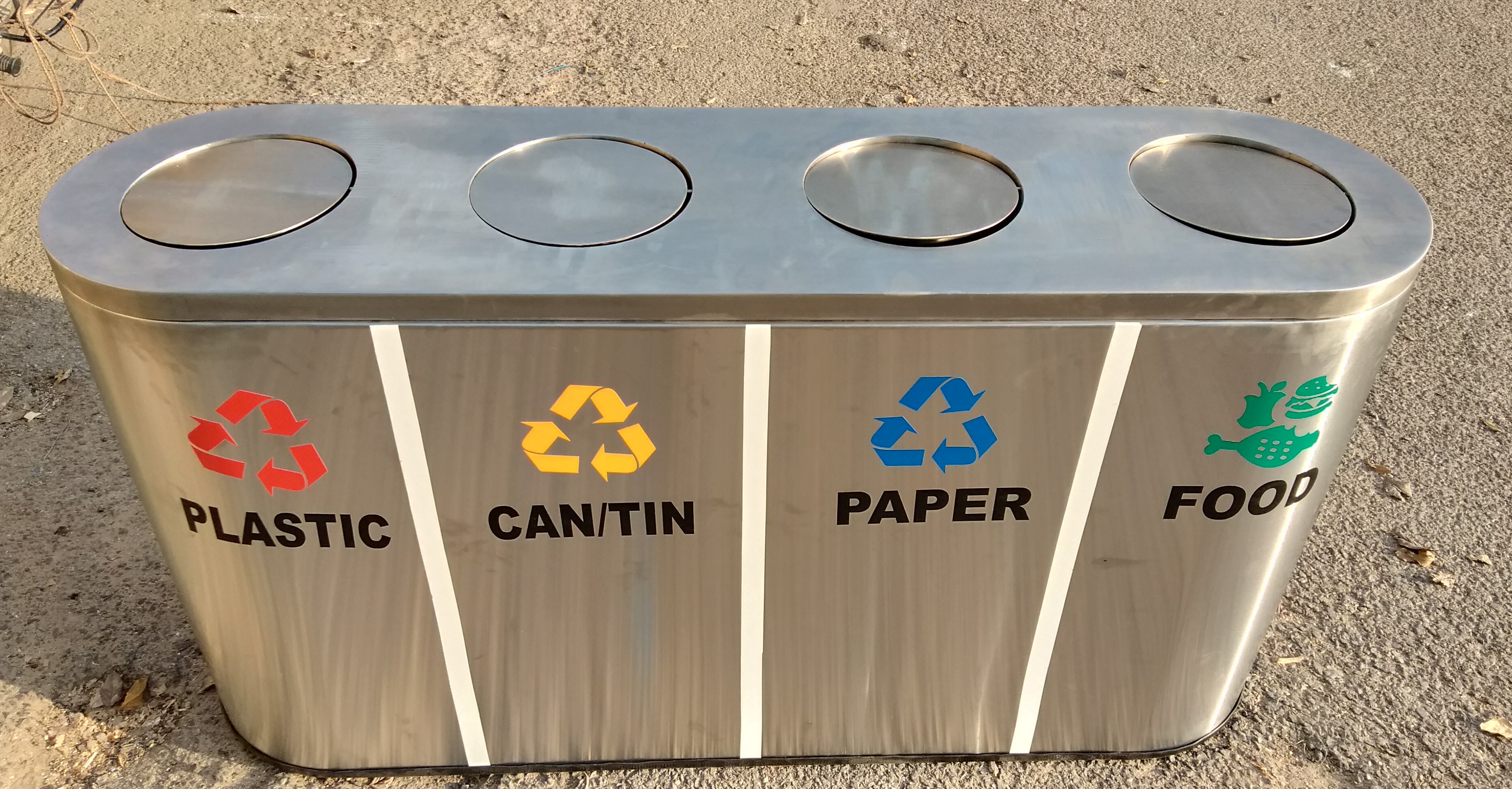 Stainless Steel 4in1 Swing Bin