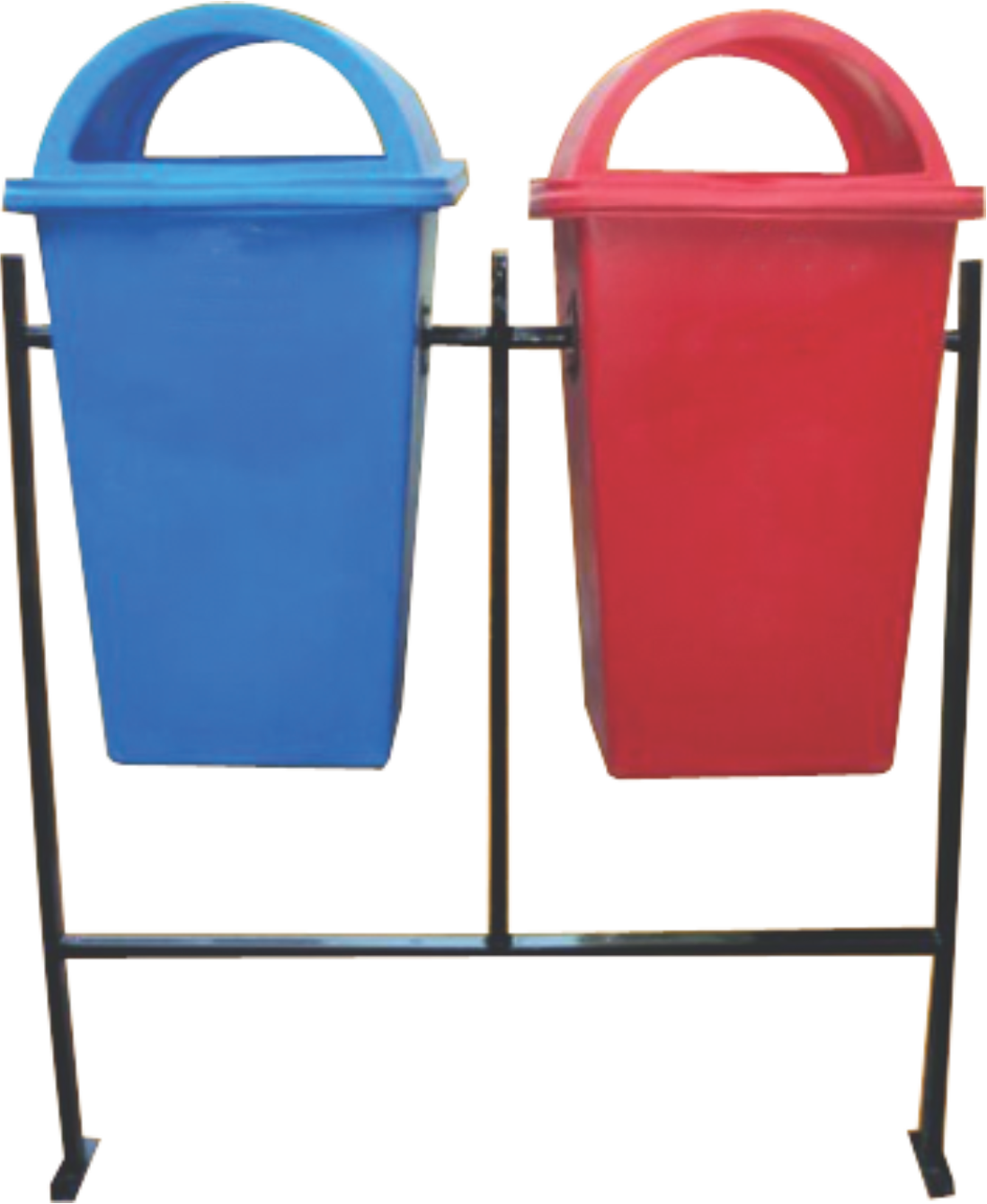 MS Pole Mount Bin