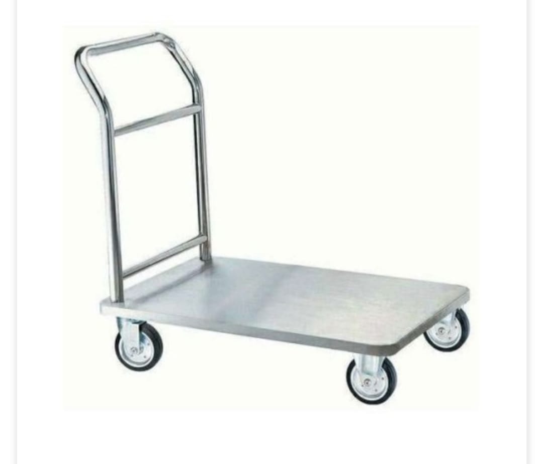  Stainless Steel Flat form Trolley 